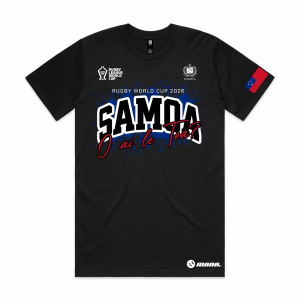RLWC Toa Samoa Design 3 black T-shirt front